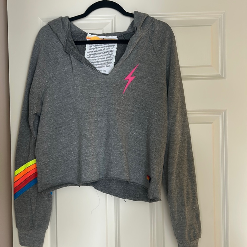 Aviator Nation cropped hoodie